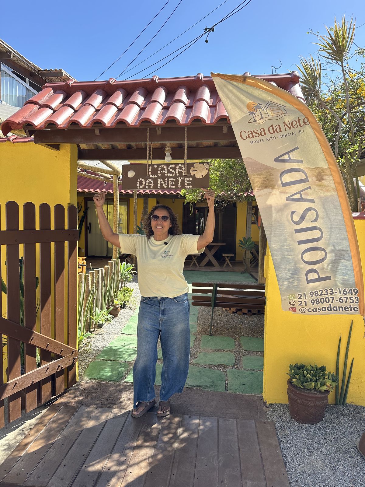 Fachada da Pousada Casa da Nete